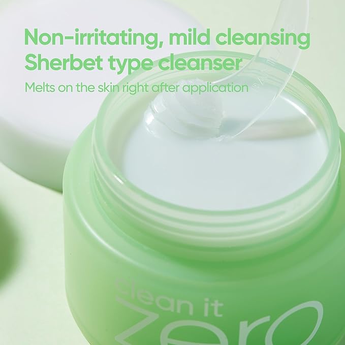 BANILA CO Clean It Zero Pore Clarifying Balm Duo | 180ml + 100ml | Korean Cleansing Balm for Oily & Acne-Prone Skin | AHA-PHA & Tea Tree | Vegan