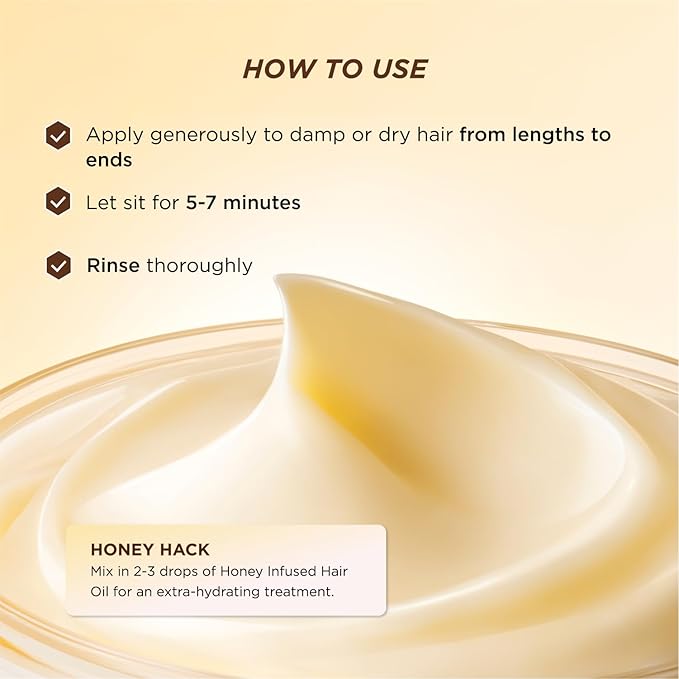 Gisou Honey Gloss Ceramide Therapy Hair Mask Mini – Deep Repair & Hydration with Mirsalehi Honey, Ceramides & Hyaluronic Acid, 2.5 Fl Oz