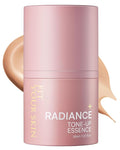Radiance Tone-Up Essence - Korean Glass Skin Primer | Pink Beige Tinted Moisturizer | Pore-Blur Glow Base | Natural Coverage Dewy Finish | Ceramide Vitamin C | 1.01 fl oz