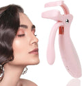 Pinkiou Heated Eyelash Curler for Women,Fast Heat up,Electric Eyelash Curler with Color-Changing Silicone Pad & Overlay Heating, USB-C Rechargeable,2 Temperature Control,Long-Lasting Lash Curler