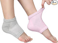 Codream Vented Moisturizing Socks Lotion Gel for Dry Cracked Heels, Spa Gel Socks Humectant Moisturizer Heel Balm Foot Treatment Care Heel Softener Compression (2 Pairs)