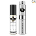 CA Perfume Duo Impression of Pure Oud For Women And Men Perfume Layering Set Long Lasting Travel Size EDP + Body Oil Roll-On Bottle 0.27 Fl Oz+0.33 Fl Oz