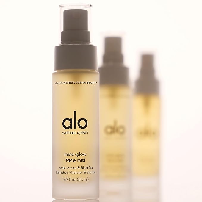 ALO Yoga Insta Glow Face Mist - Restores Moisture and Leaves Skin Looking Fresh, Dewy, Brighter and Radiant - 1.7 Fl Oz