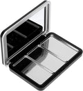 SEWACC Empty Lipstick Palette Depotting Case Blusher Lipstick Box Refillable Eyeshadow Pan Container Magnetic Makeup Organizer Case Dispensing Storage Box for Travel and DIY Storage