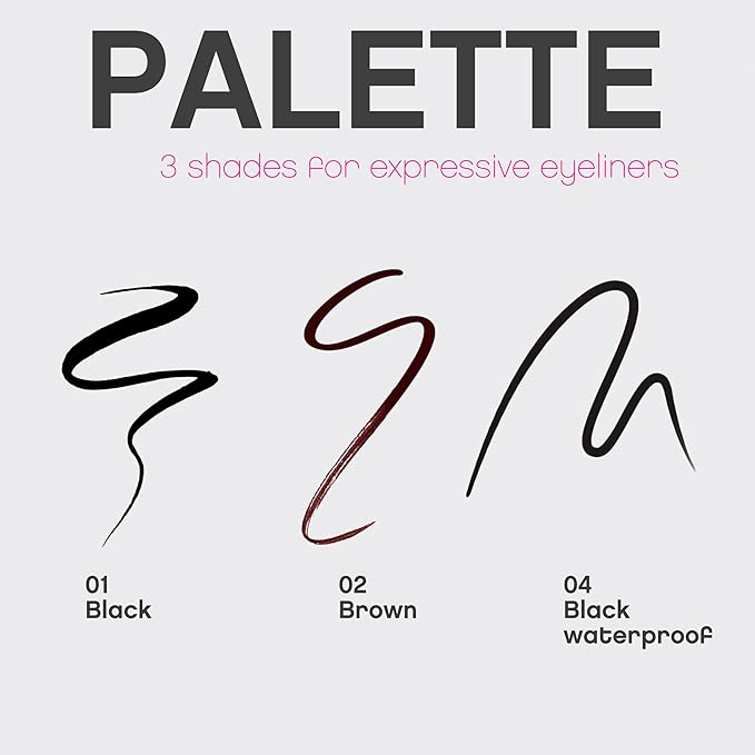 Vivienne Sabó Cabaret Premiere Waterproof Eyeliner Pen – Felt Tip Liquid Eyeliner, Matte Long Wear Eye Liner, Smudge-Proof Quick-Dry Precision Line Formula, Easy Removal, Black, 0.04 fl oz