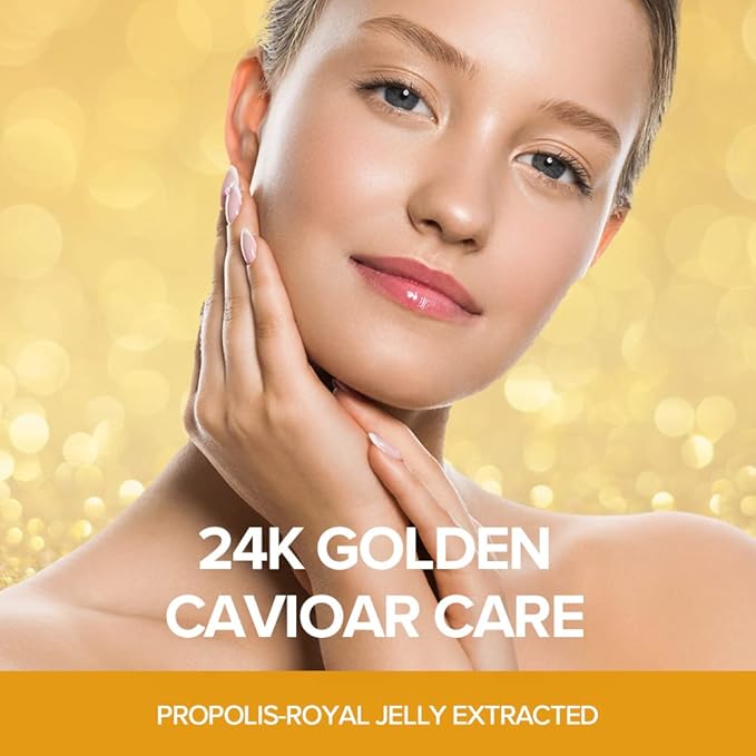 JMsolution Active Golden Caviar Mask Prime (10 Sheets) | [3.5 Billion Sold] K-Beauty Face Mask with Gold & Caviar for Deep Nutrition & Elasticity | Anti-Aging & Revitalizing Sheet Mask