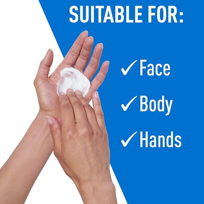 CeraVe Moisturizing Cream & Hydrating Facial Cleanser Skin Care Set, Combo Pack For Dry Skin Relief, Travel Essentials, 1oz Cleanser + 16oz Cream With Pump