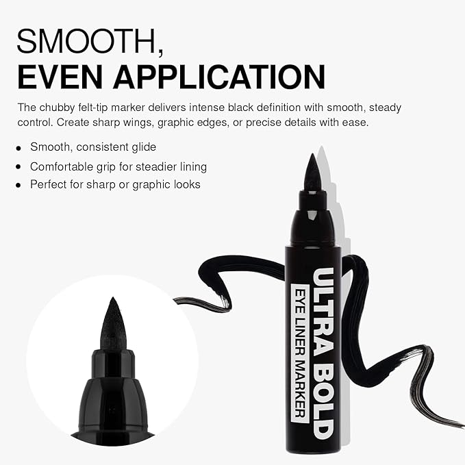 Palladio Ultra Bold Eyeliner Marker Carbon Black
