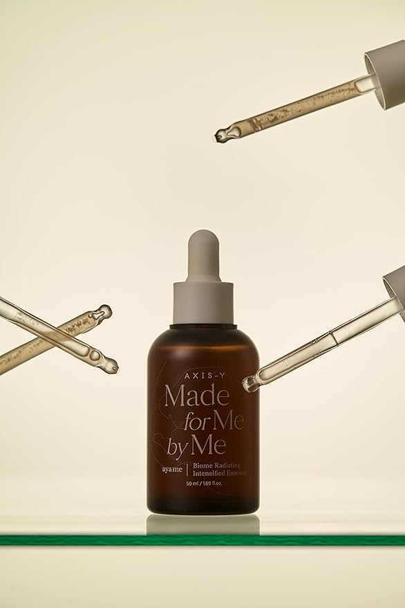 AXIS-Y Biome Radiating Intensified Essence with 5 Probiotics Complex, Mugwort & Centella Asiatica - Soothing, Moisturizing, Hydrating Facial Serum for Glass Skin - Korean Skincare (1.69 fl. oz.)