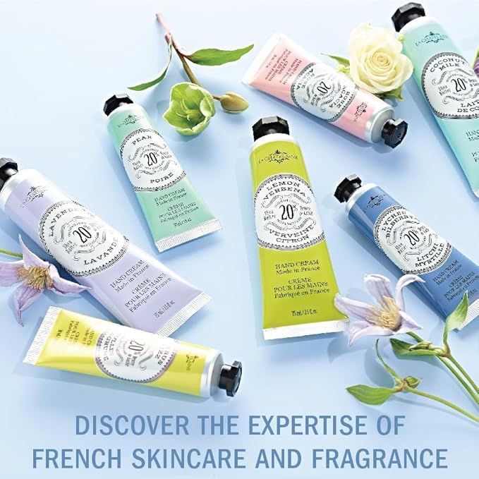 La Chatelaine 20% Shea Butter Hand Cream Travel Size, Men, Unisex, Organic Argan Oil, Moisturizing, Nourishing, Extra-Rich Hand Lotion, Made in France, Paraben Free, 1 oz / 30ml (Citrus Zest)