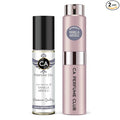 CA Perfume Duo Impression of Vanille Absolu For Women Perfume Layering Set Long Lasting Travel Size EDP + Body Oil Roll-On Bottle 0.27 Fl Oz+0.33 Fl Oz