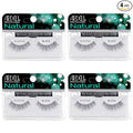 Ardell Natural Lashes False Eyelashes Scanties - Black, Lightweight, Reusable, Soft Lash Extensions for Everyday Wear, 4 Pack