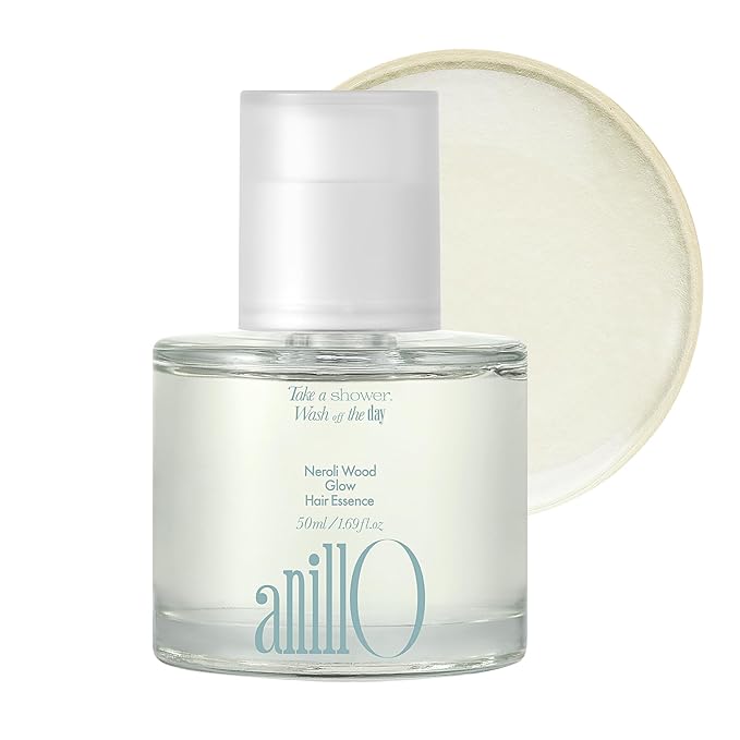 ANILLO Neroli Glow Hair Essence with Bitter Orange Flower Oil & Complex for Soft Shine, Floral Citrus Scent, Paraben-Free (50ml / 1.69 fl. Oz)