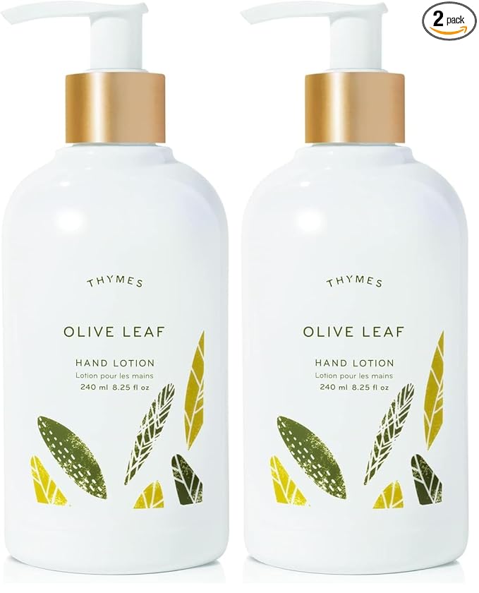 Thymes Hand Lotion - 8.25 Fl Oz - Olive Leaf (Pack of 2)