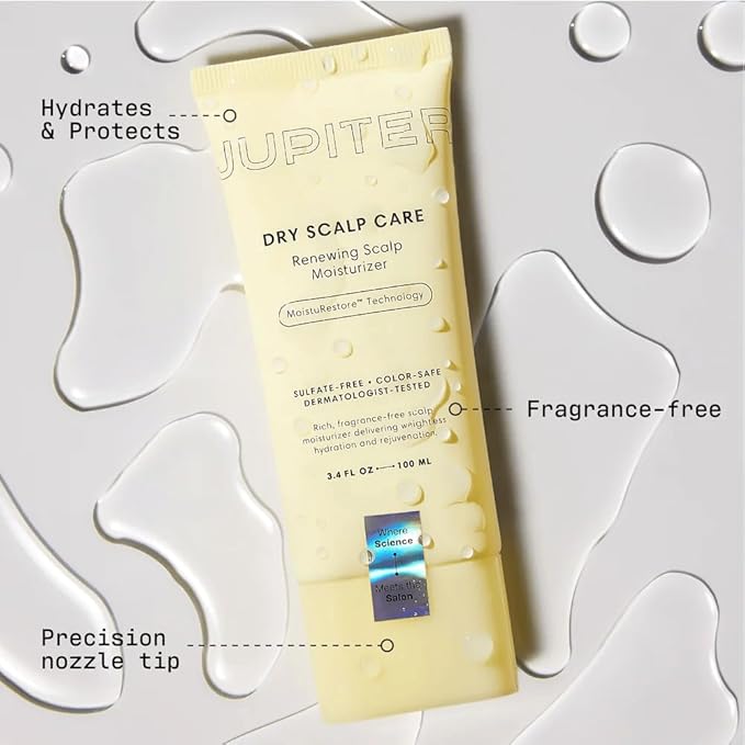 Jupiter Hydrating Scalp Moisturizer – Moisturizing, Nourishing, and Strengthening Hair Care – Daily Scalp & Hair Hydration – Color-Safe, Sulfate-Free, Paraben-Free, 2.1 fl. oz.
