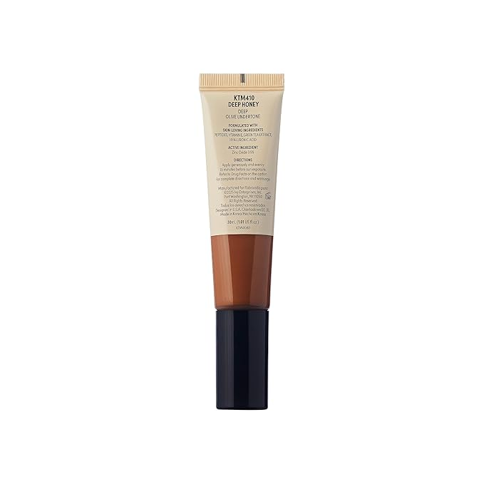 KISS NEW YORK Tinted Moisturizer with SPF 32 PA+++ (Deep Honey) 12 Hour Hydrating Sunscreen for Face, No White Cast for Dark Skin Tone, Natural Finish, Medium Coverage with Hyaluronic Acid, Vitamin E