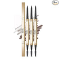 Eyebrow Pencil,3 PCS Waterproof Long-Lasting Microblading Dark brown Brow Pencil,Natural Eyebrow Makeup Ultra Slim Defining Eyebrow Pencils Brow Liner for Women