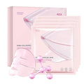 Pink Collagen Jelly Gel Sleeping Mask, Overnight Face Mask for Glass Glow Skin Hydrating Firming Elasticity, Deep Moisture Barrier Care, Cooling Refreshing Korean Skincare, 28g x 4pcs