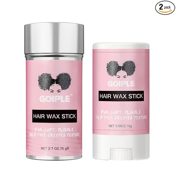 Goiple Wax Stick - Long-Lasting Styling Wax Pomade (2.7+0.56 oz) for Hair