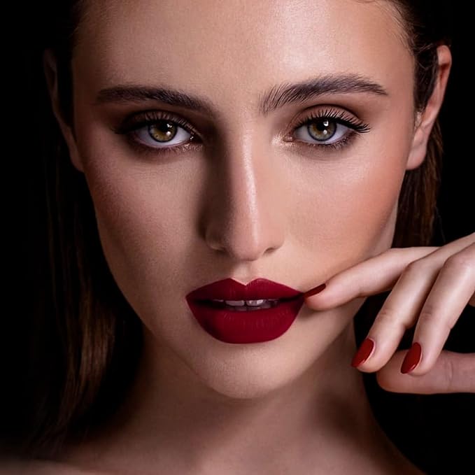 MAKI YIKA Red Lipstick for Women Color Stay Long Lasting Lipsticks Smudgeproof Matte Liquid Lipstick Waterproof Cruelty-Free Lip Color, Show Girl | quick dry, waterproof