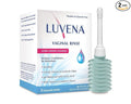 Luvena Vaginal Rinse for Women - Ultra-Gentle Intimate Cleansing Wash - pH Balanced, Lactic Acid & Natural Enzymes, Reduces Odor, Paraben Free - 3 oz (2 Pack)