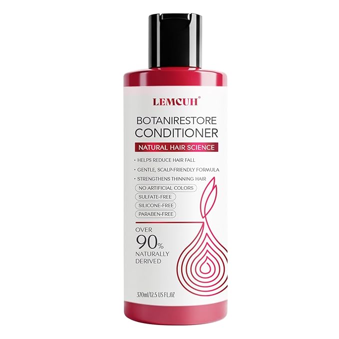 Hair Conditioner for Thinning Hair – Onion & Biotin Conditioner for Scalp Care – Strengthening & Moisturizing Formula with Caffeine, Ginger & Ginseng – Gentle Daily Use, 12.5Fl Oz