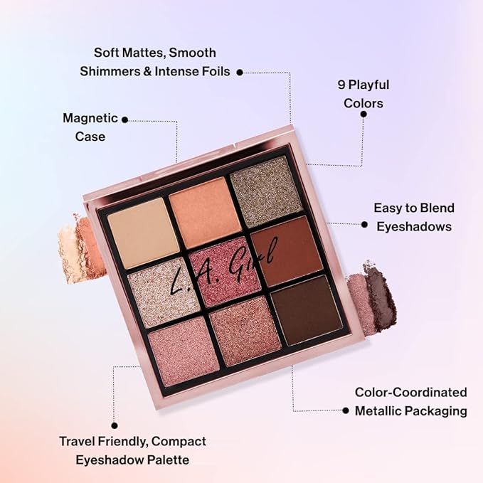 L.A. Girl Keep It Playful Eyeshadow Palette, Playmate GES434