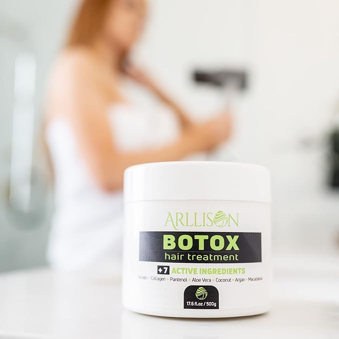 Botox Hair Treatment With Antifrizz, Soft Shiny Hair With Deep Hydration, Formaldehyde Free, Softens, Moisturizers, Adds Shine,volume control and hair smoothness,Brazilian 8.8 oz. /250g