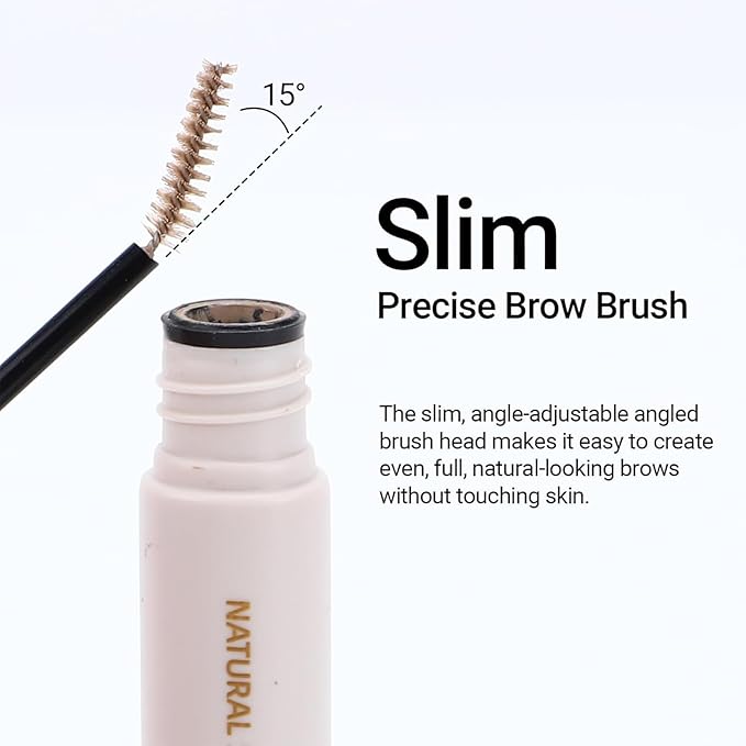 2 Pcs Tinted Eyebrow Cream, Ultra-Fine Brush Tinted Brow Gel, Waterproof Smudgeproof Eyebrow Mascara, Long Wear, Natural Brow Makeup without Clumping（Dark Brown + Cold Grey）