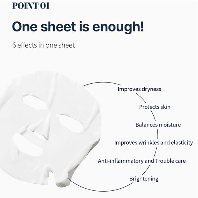DERM·ALL MATRIX Basic Dermal-Care Essence Mask 25g x 10 sheets. Perfect adherence All-in-One Mask. Moisturizing. Soothing. Full of Moisturizing Essence. Give skin some rest.