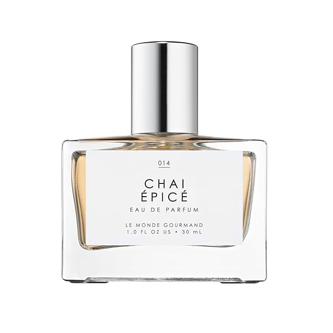 Le Monde Gourmand Chai Épicé Eau de Parfum Spray Perfume for Women, Spicy Chai Scent with Violet Fig, Muguet Musk & Blonde Woods, Vegan & Cruelty Free, 1 fl oz (30 ml)