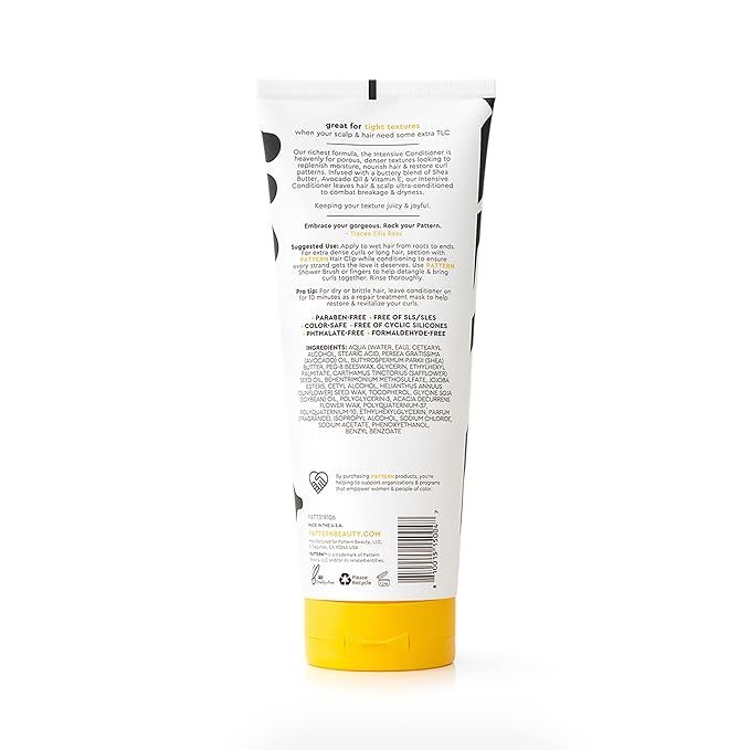 PATTERN Beauty by Tracee Ellis Ross Intensive Conditioner - Deep Hydration for Curly Hair 3c-4c