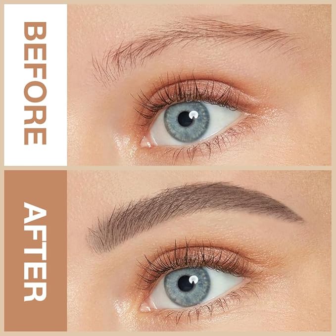 WanTuoluo Eye Brow Pencils for Women, Retractable Soft Brown Eyebrow Pencil with Brow Brush for Eye Makeup, Ultimate Thin Definer Pencils, Fine Tip lapiz de cejas-Dark Brown