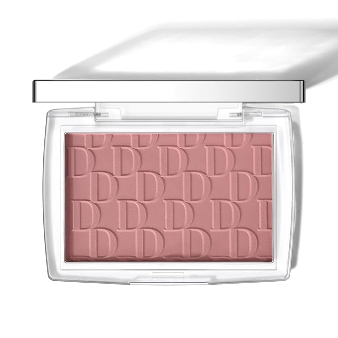 KYDA Powder Blush, Radiant Glow Face Blusher, Blendable Formula, Lasting Moisturizing, Ultra Fine Lightweight Texture, Rosewood