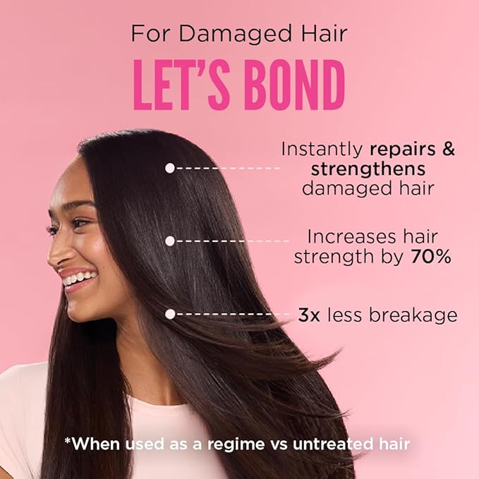Noughty Let's Bond Builder Conditioner, Restorative Formula for Chemically Treated, Colored and Damaged Hair, Bond Repair Treatment to Reduce Breakage and Improve Resilience 8.4fl.oz