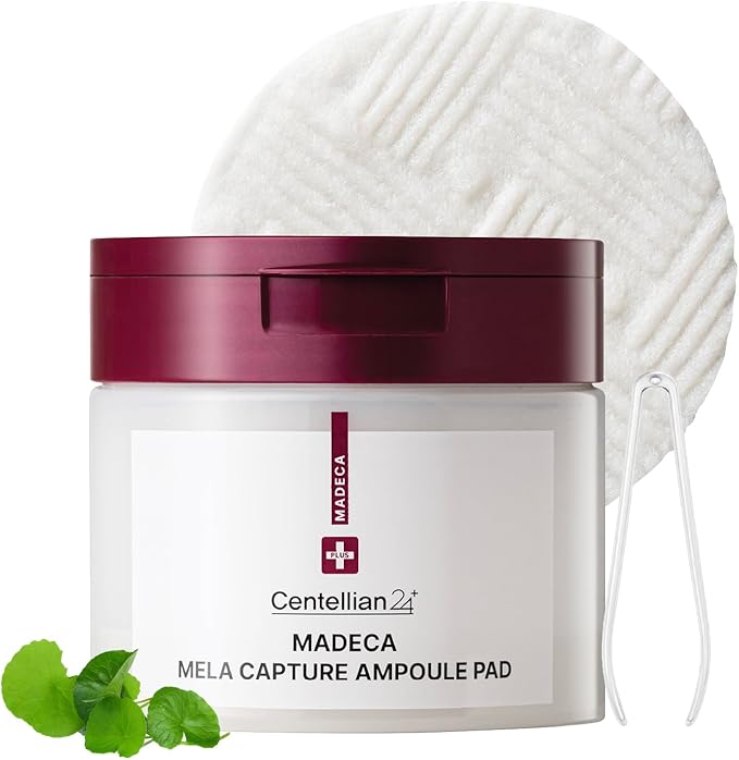 Centellian 24 Madeca Mela Capture Ampoule Pad (Evening, 5.58fl oz / 60 pcs) - Highly Concentrated Ampoule Pads for Tone Correcting, Vegan, Korean Skin Care. Niacinamide, TECA, Madecassic Acid.