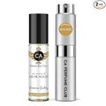 CA Perfume Duo Impression of Musk Aoud For Women And Men Perfume Layering Set Long Lasting Travel Size EDP + Body Oil Roll-On Bottle 0.27 Fl Oz+0.33 Fl Oz