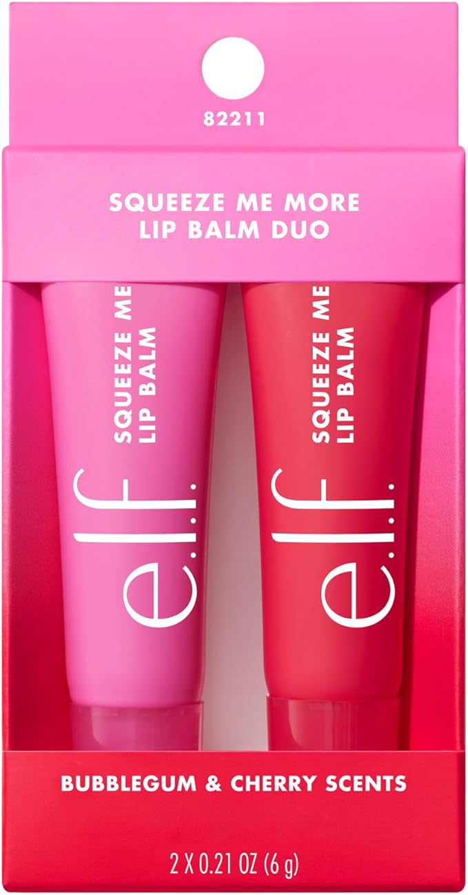 e.l.f. Squeeze Me Lip Balm, Moisturizing Lip Balm for A Sheer Tint of Color, Infused with Hyaluronic Acid, Vegan & Cruelty-Free