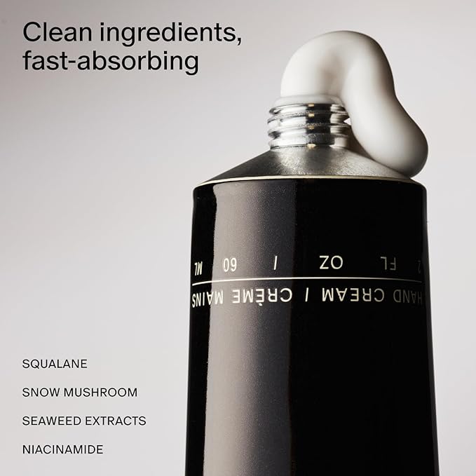 Salt & Stone Hand Cream for Women & Men | Hydrates, Nourishes & Softens Skin | Restores Dry Cracked Hands | Fast-Absorbing | Cruelty-Free & Vegan | Black Rose & Oud 2 fl oz