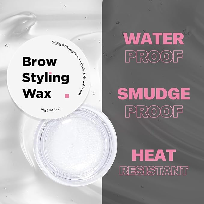 VIOLA HOUSE Brow Styling Wax, Eyebrow Soap, Long-lasting Waterproof Eye Brow Gel, 4D Feathery Eyebrow Soap Kit With Brush-0.49oz