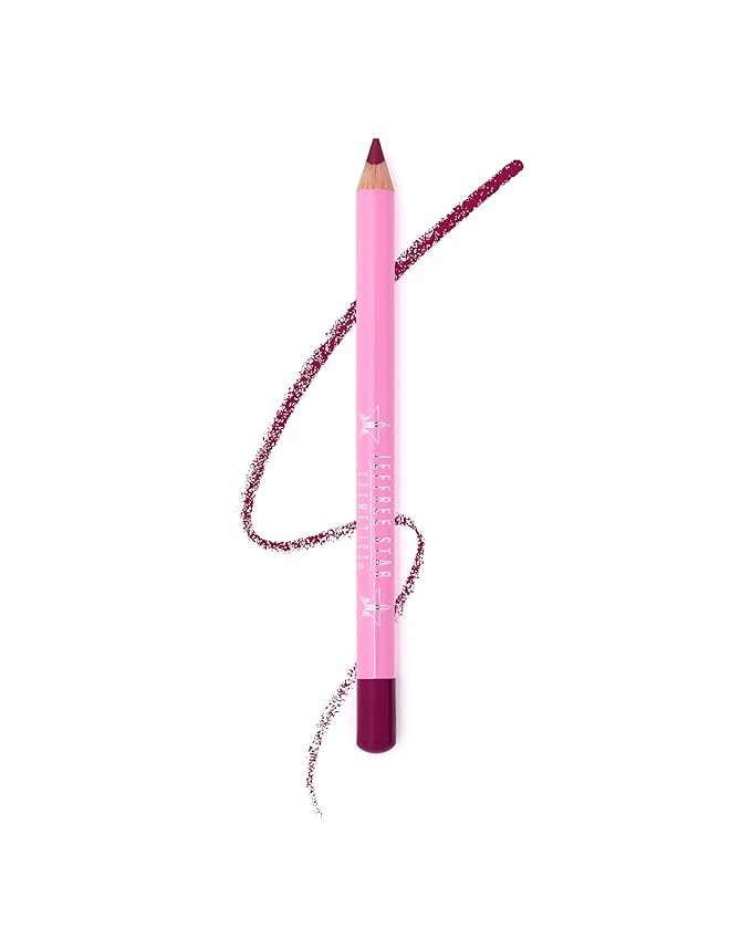 Jeffree Star Cosmetics Velour Lip Liner, Creamy Formula, Satin Finish, Long-Lasting, Peptide Complex, Mineral Oil-Free, Vegan & Cruelty-Free (Heartbreaker)