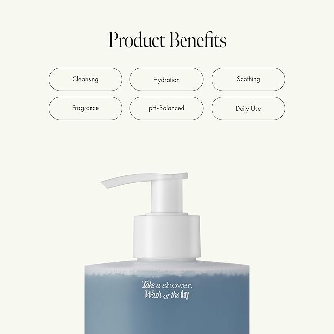 ANILLO Shower Time Scented Body Wash - Vegan Hand & Body Cleanser with Ceramide & Botanical Oils, Blue Agave Scent, Free from Paraben, Sulfate, Silicone, 15.22 fl.oz