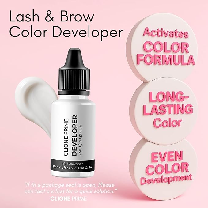 Korean Eye Brow Color Kit - Eye Lash Color Kit Brow Color for Eyebrows Lash Color Black