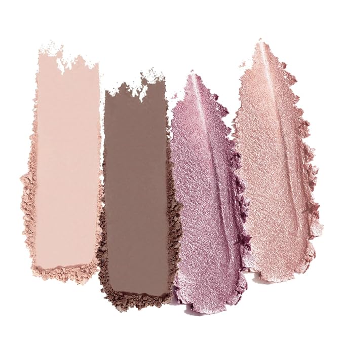 Mivota Professional Eyeshadow Palette, Nude Taupe and Brown Neutral Shades, Velvety Matte and Satin Shimmer Finishes, High Pigment Blendable Colors, Waterproof Long-Lasting Eye Palette, 05, 4 Colors