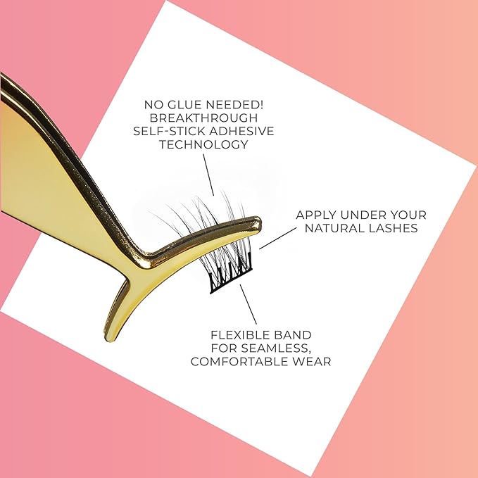 Kiss Impress False Eyelashes, Lash Clusters, Falsies, 'Curly', 10mm-14mm, Includes 30 Clusters, Contact Lens Friendly, Easy to Apply, Reusable Strip Lashes