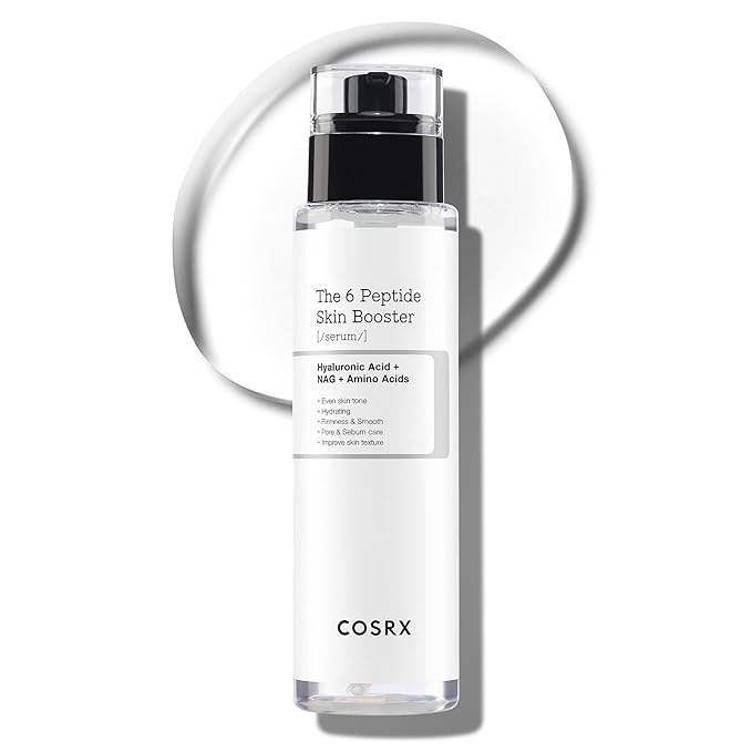 COSRX 6X Peptide Collagen Skin Booster Toner Serum for Dull & Uneven Skin, Preps Skin with Copper Peptides, GHK-Cu, Skin Renewal Boosting Facial Essence, Korean Skin Care, 5.07 oz
