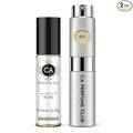 CA Perfume Duo Impression of Rose For Women And Men Perfume Layering Set Long Lasting Travel Size EDP + Body Oil Roll-On Bottle 0.27 Fl Oz+0.33 Fl Oz