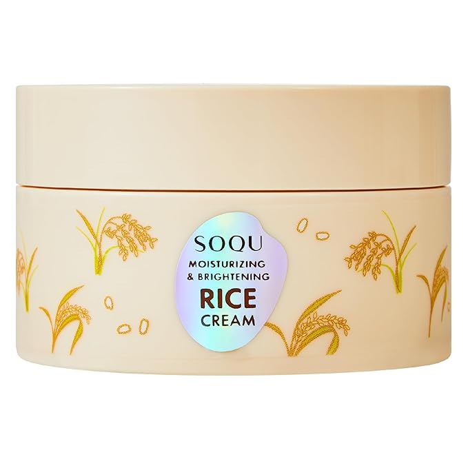 OQU Heartleaf Calming & Moisturizing Face Cream - 3,000,000ppb Heartleaf Extract for Sensitive Skin - Korean Moisturizer with Collagen, Hyaluronic Acid & Aloe - Skin-Friendly pH 6.0-1.69 fl.oz (Rice)