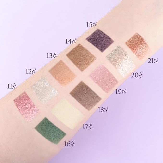 Pink Single Eyeshadow Palette Makeup, Bright Light Pink Rose Glitter Shimmer Sparkle Cream Eye Shadow Palette Makeup for Older Women, High Pigment Waterproof Monochrome Mini Eyeshadow