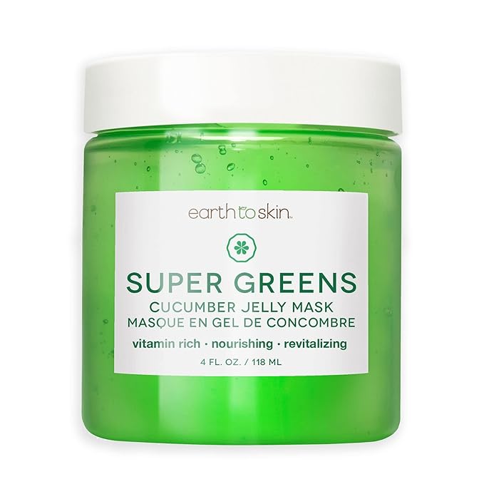 Earth To Skin Super Greens Cucumber Jelly Mask (4.0 Fl Oz)